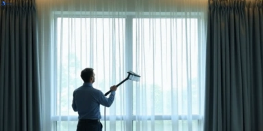 Commercial curtain stain removal service windsor-vic hotels offices restaurants