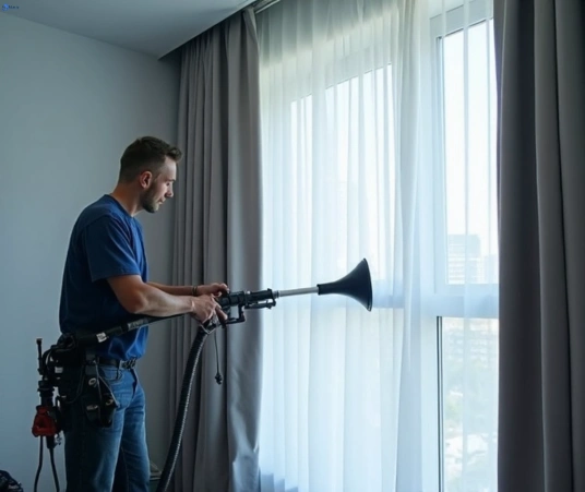 Professional curtain stain removal process equipment Matty Curtain Cleaning windsor-vic